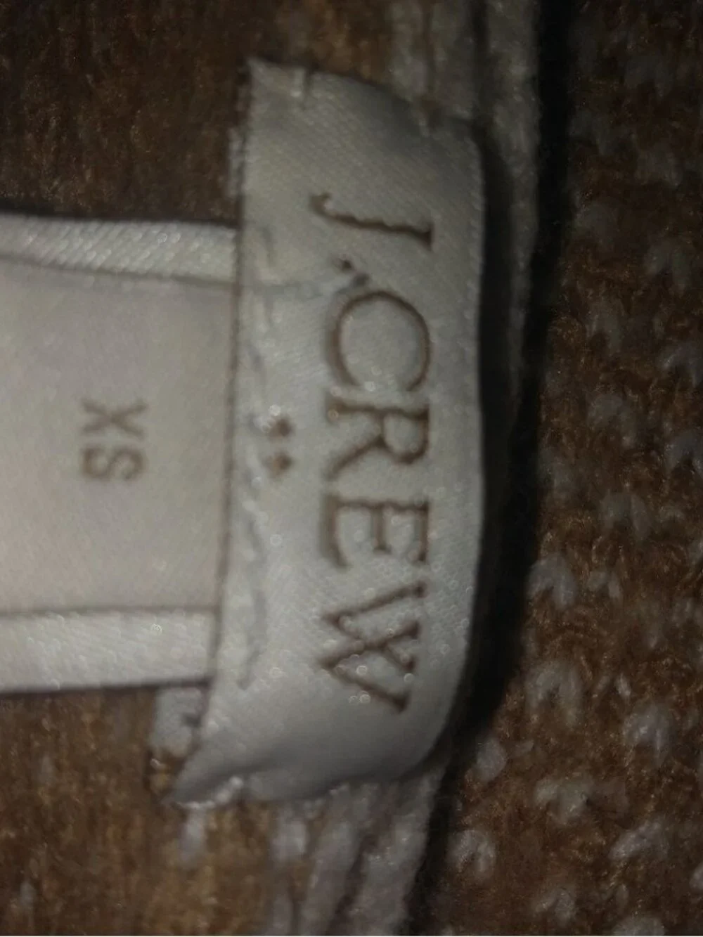 J. Crew XS Tan Creme Pullover Sweater